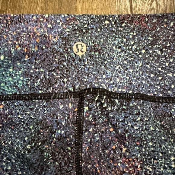 Lululemon Wunder Under Strive Mermaid Galaxy Splatter Luxtreme Leggings Sz 4 - Picture 13 of 13